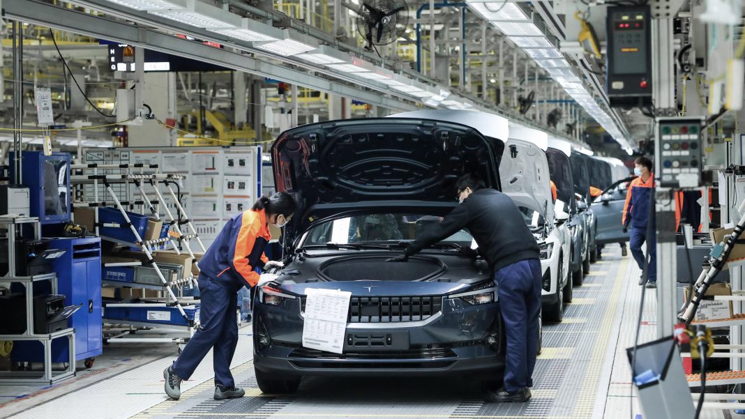 Polestar 2 Luqiao production trail