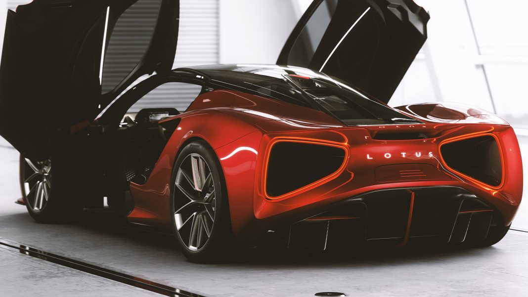 Lotus Evija door back