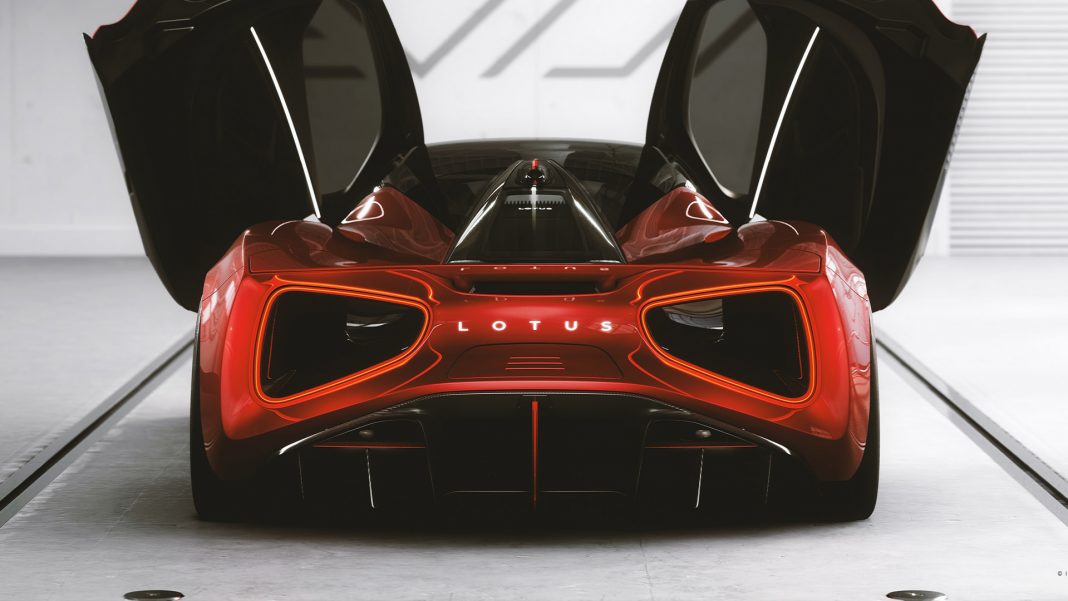 Lotus Evija rear