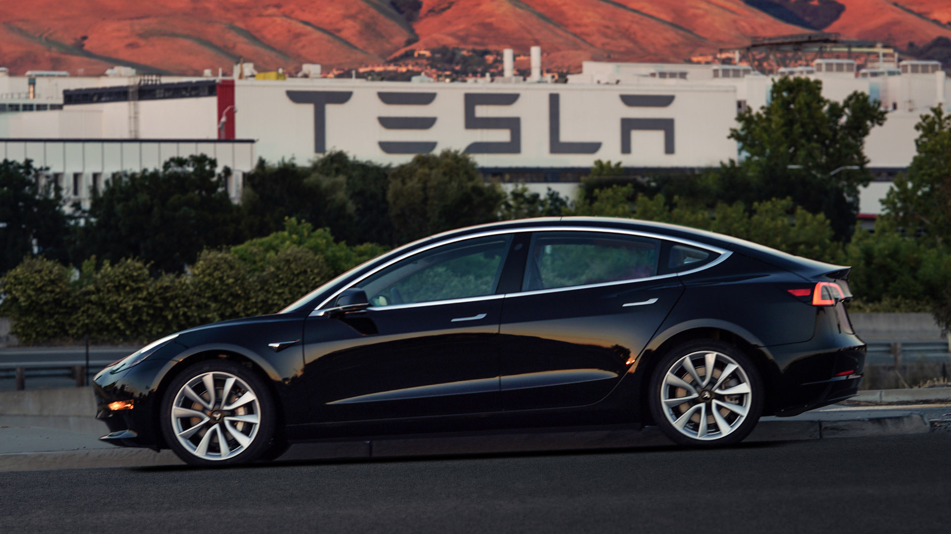 Tesla Model 3 black