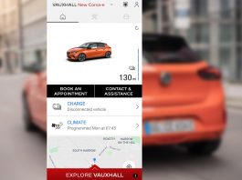 Vauxhall Corsa e app