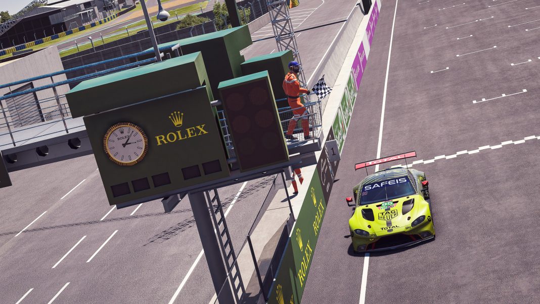 Aston Martin Racing Le Mans pit