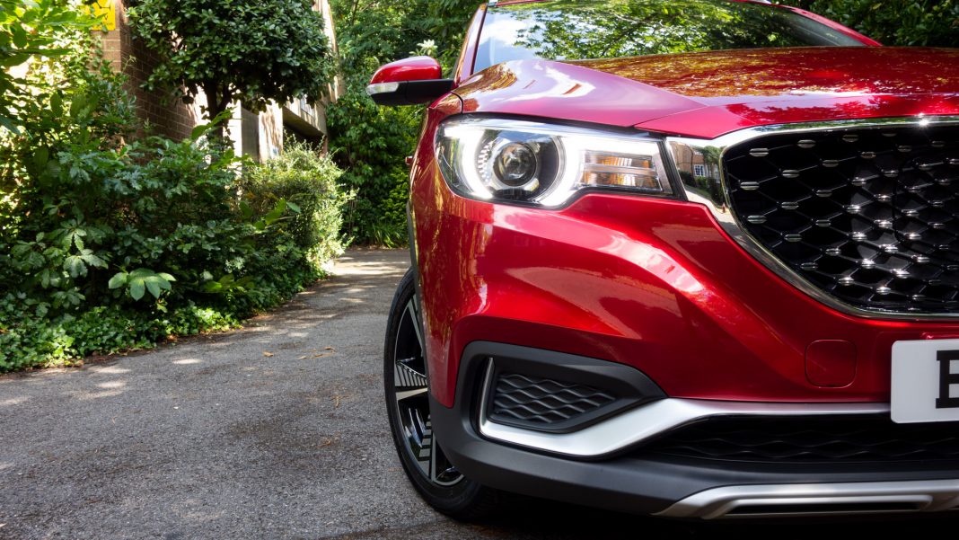 MG ZS EV front