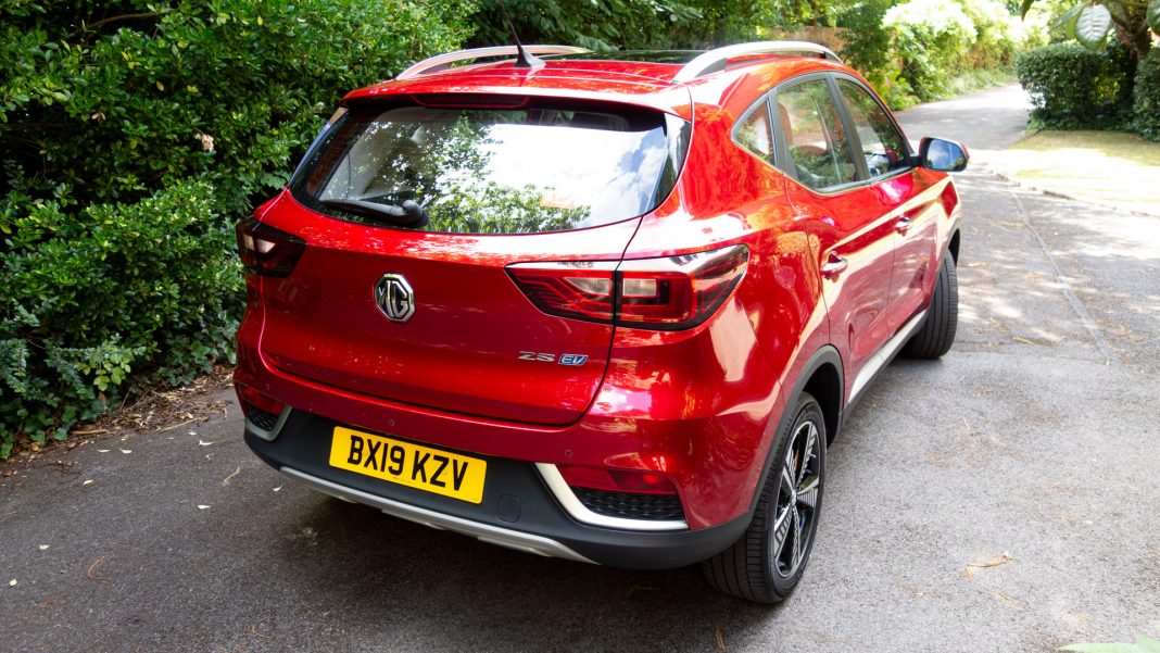 MG ZS EV rear