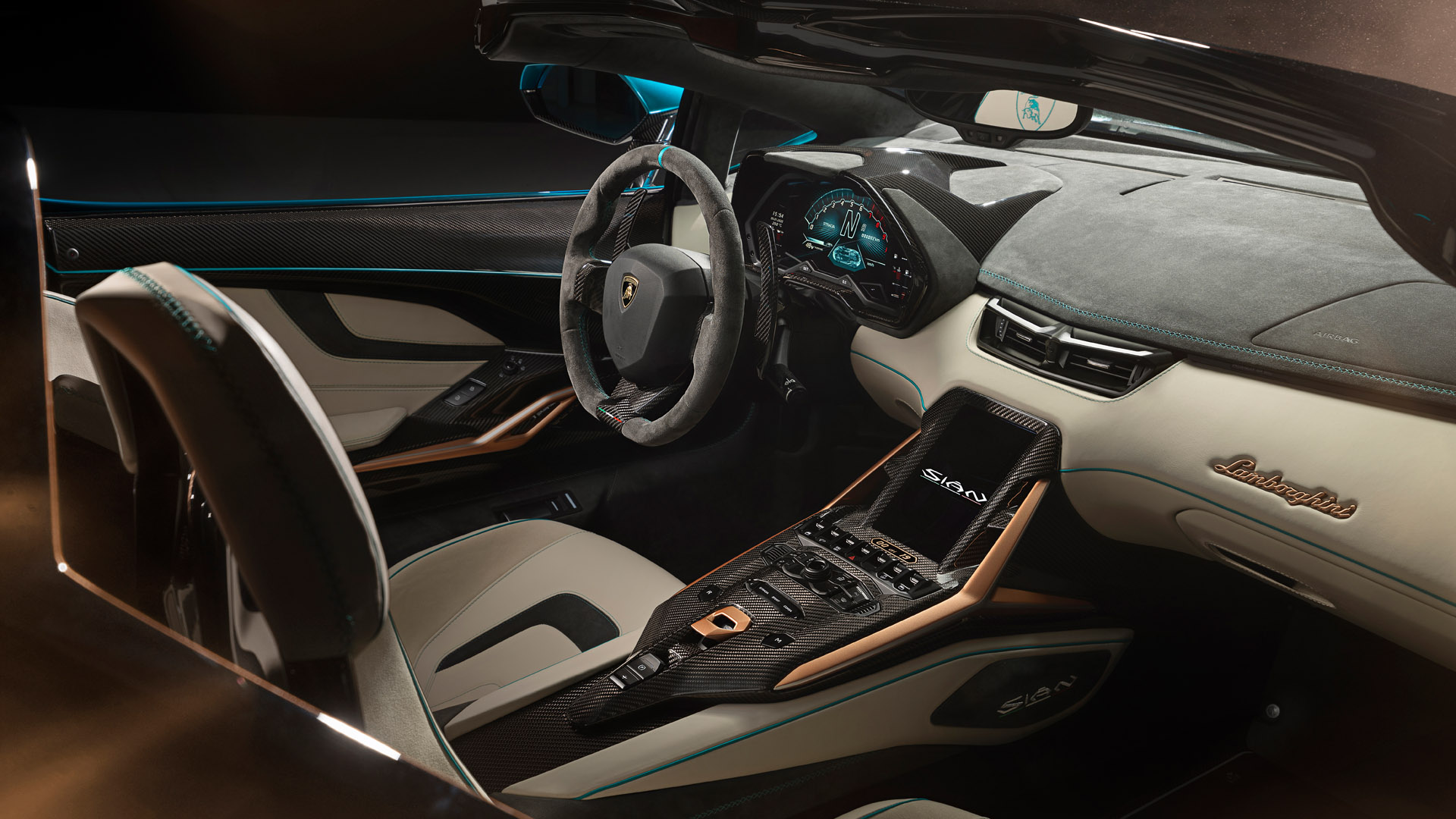 Lamborghini Sián Roadster interior