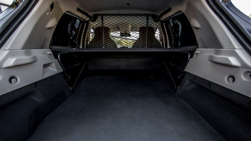 Renault Zoe Van load capacity