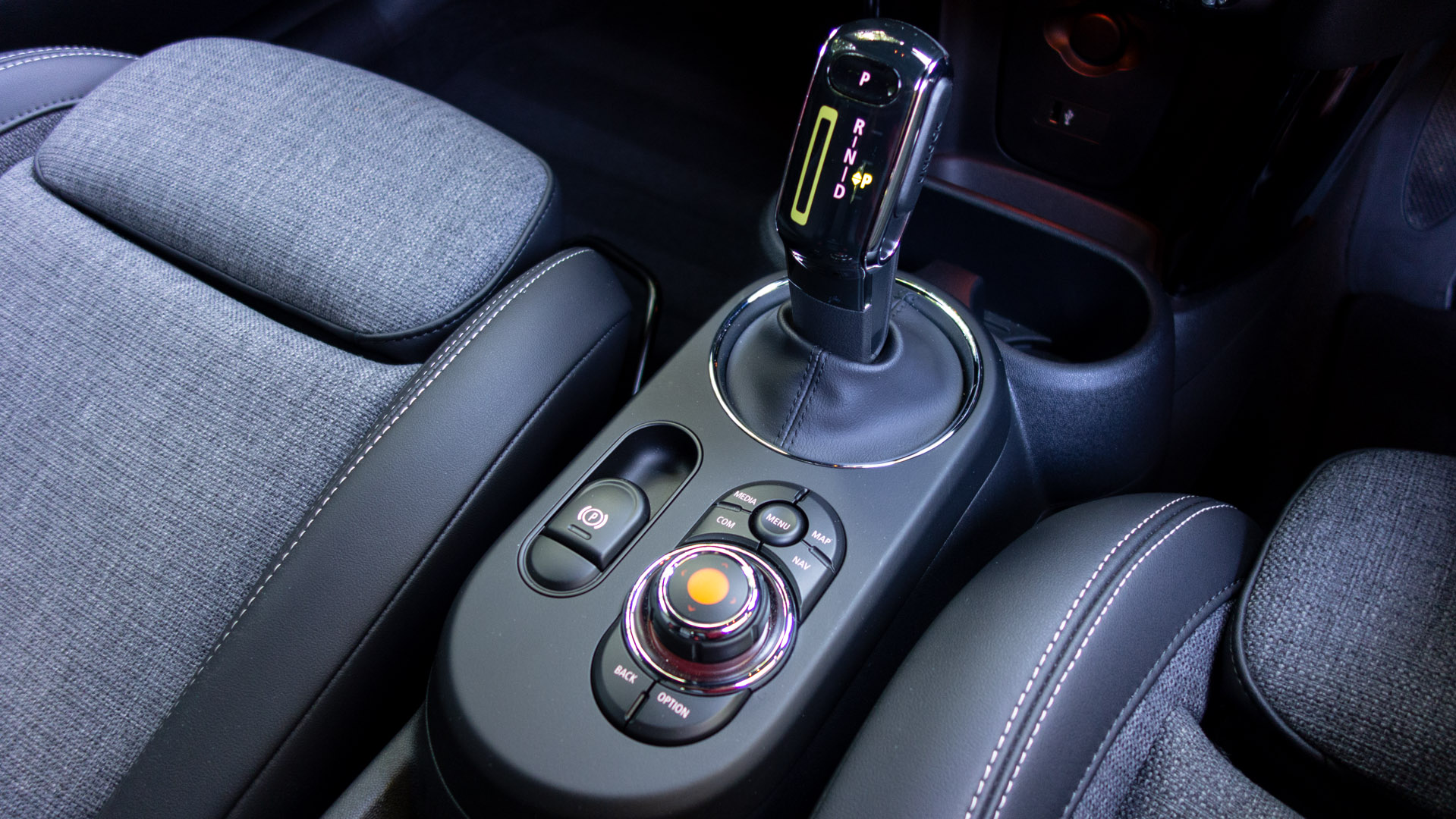 Mini Electric gear selector buttons