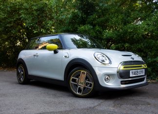 Do electric vehicles hold their value? Mini Electric side profile