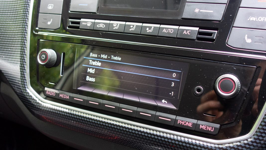 Volkswagen e-up! EQ settings