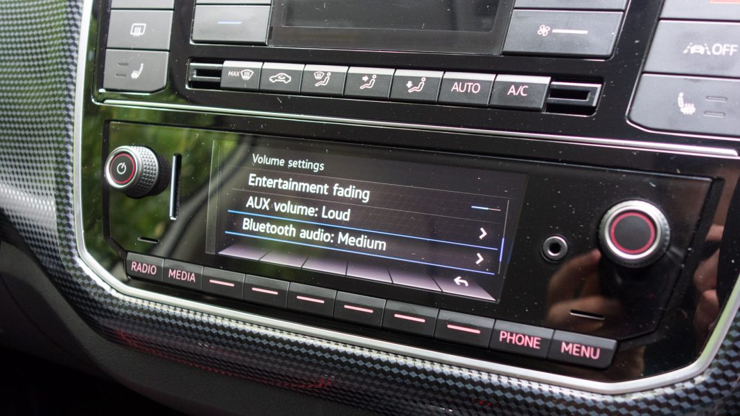 Volkswagen e-up! volume settings