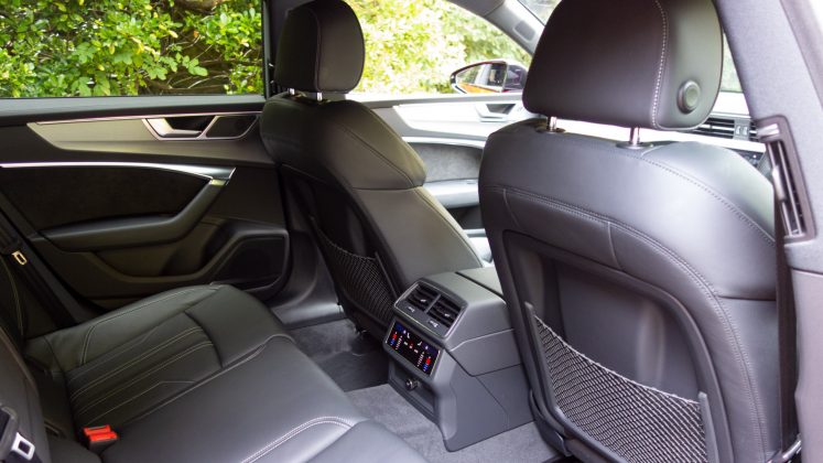 Audi A7 TFSIe rear cabin