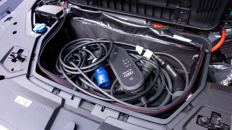 Audi e-tron frunk cables