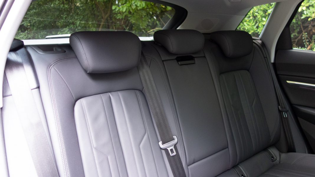 Audi e-tron rear seats