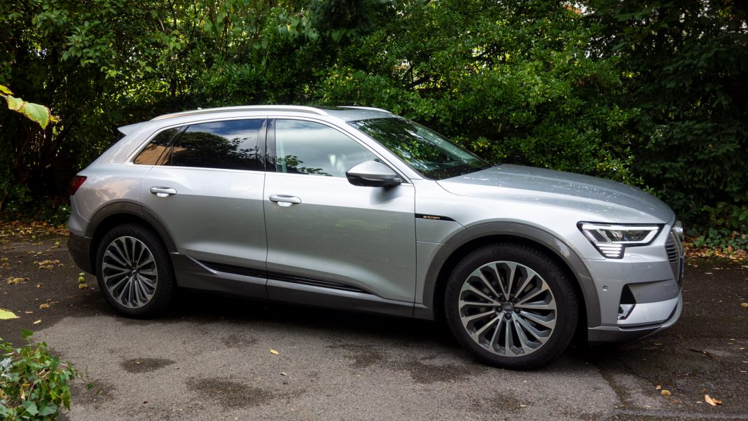 Audi e-tron side profile