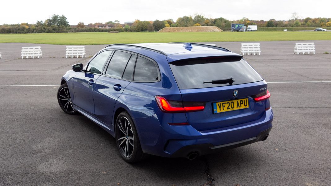 BMW 330e M Sport Touring back