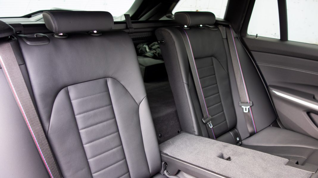 BMW 330e M Sport Touring rear seats