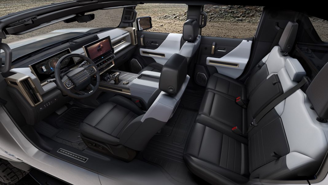 GMC Hummer EV cabin