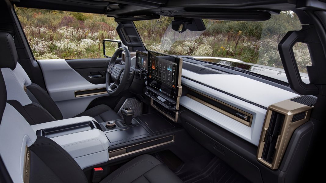 GMC Hummer EV seats
