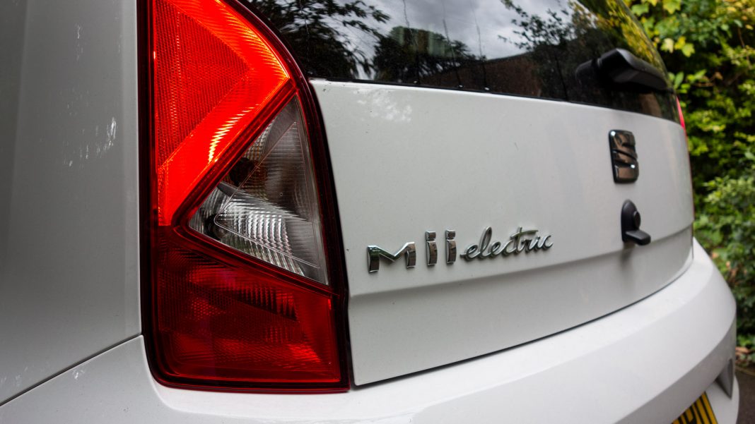 Seat Mii Electric badge