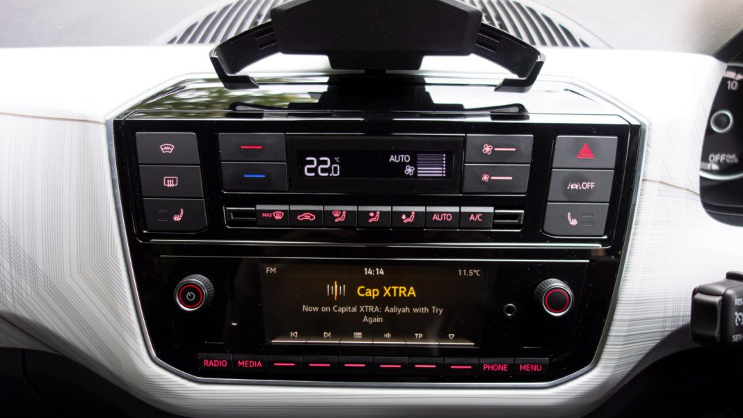 Seat Mii Electric infotainment