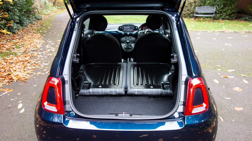 Fiat 500 Hybrid boot capacity