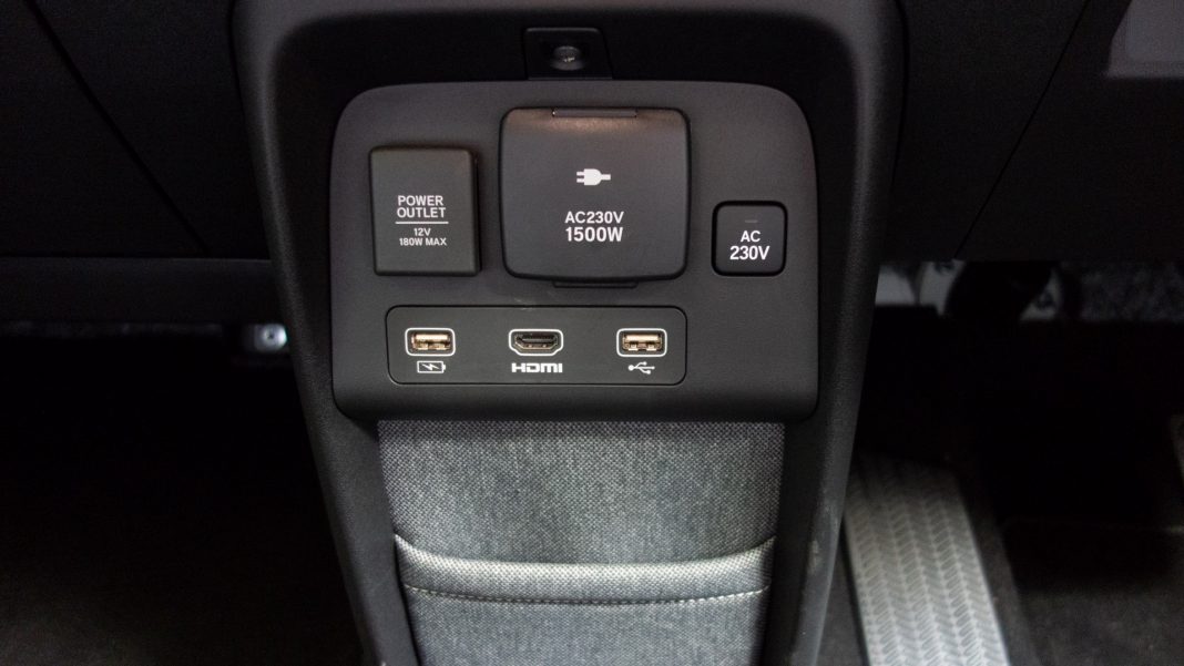 Honda e charging sockets