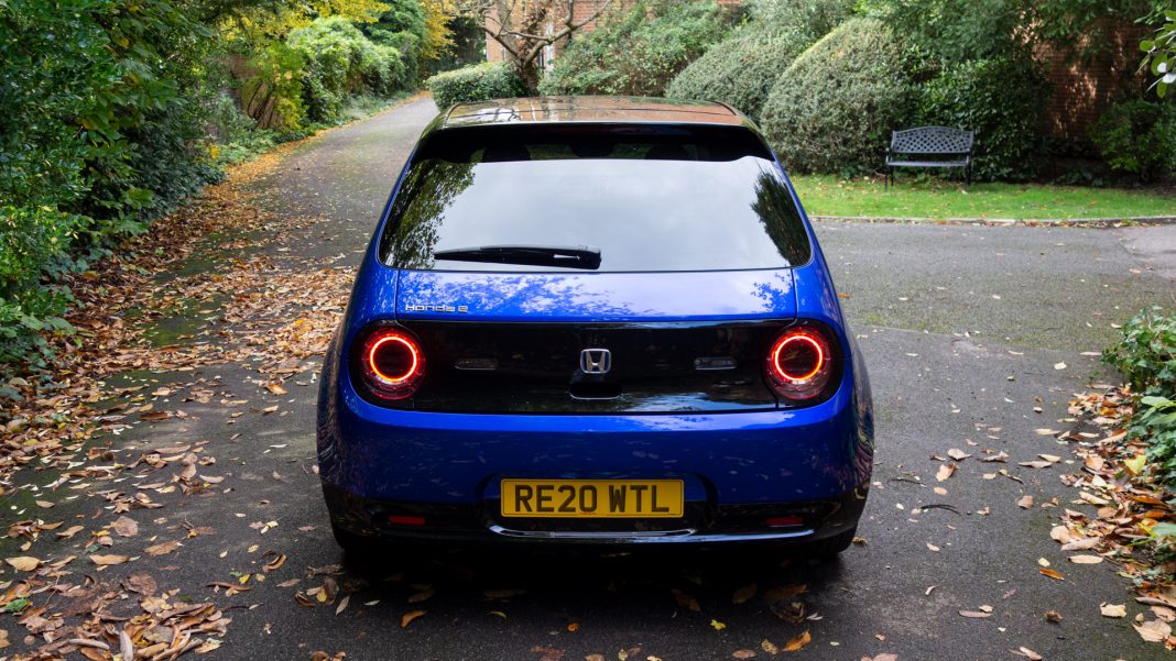 Honda e rear design