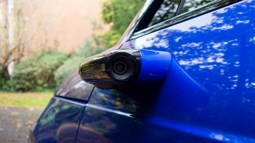 Honda e side camera