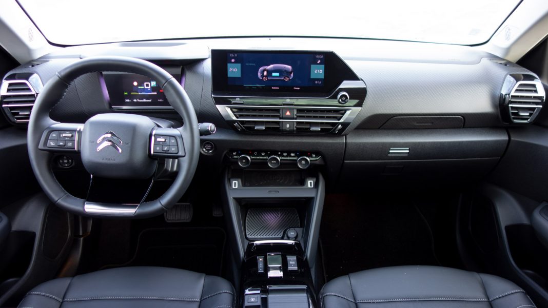 Citroen e-C4 interior cabin