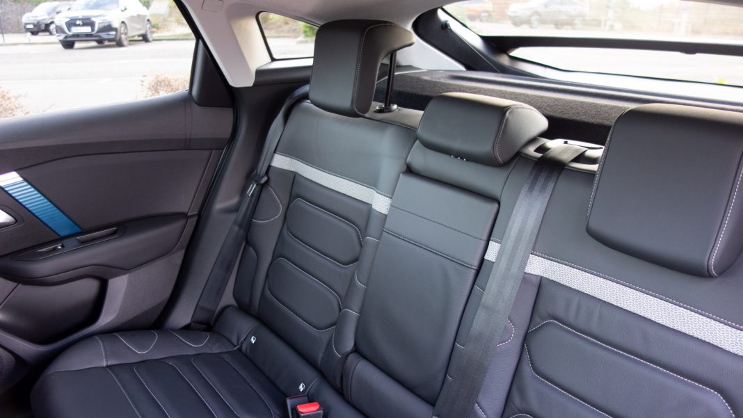 Citroen e-C4 rear seats