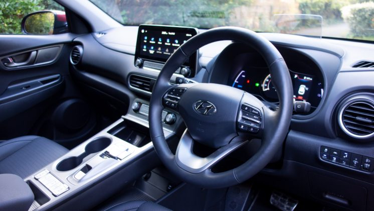 Hyundai Kona Electric interior look