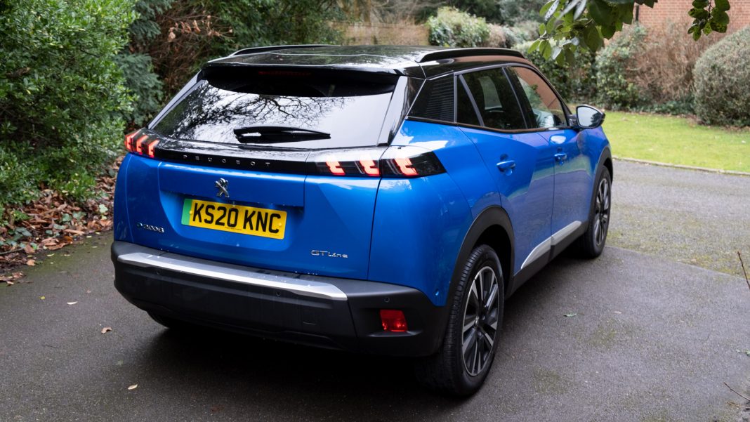 Peugeot e-2008 rear look