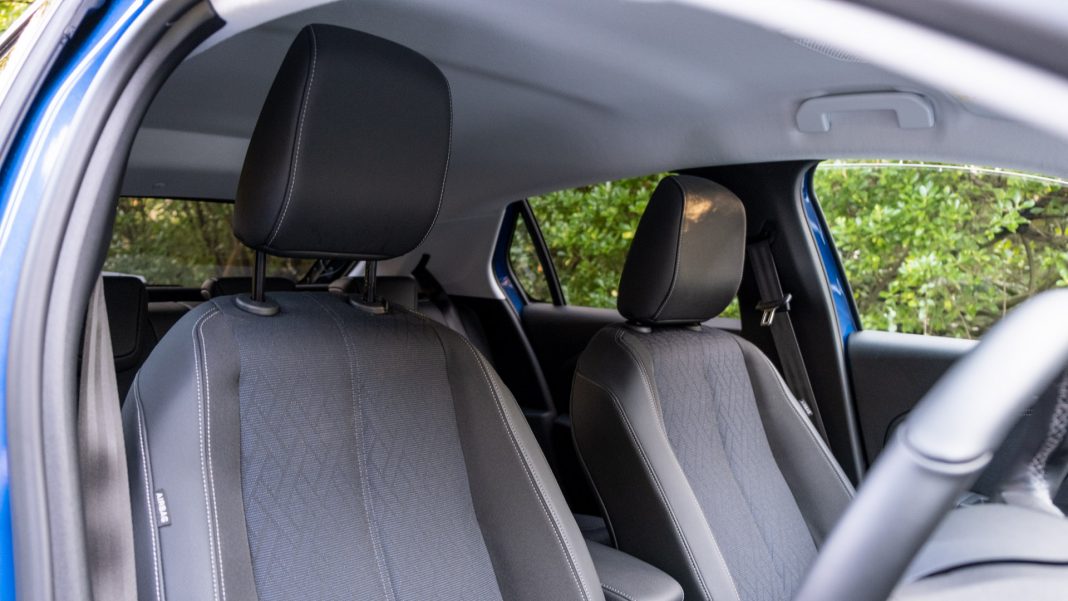 Vauxhall Corsa-e front seats