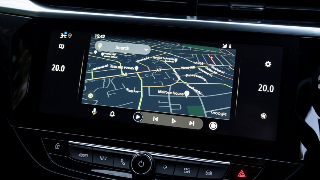 Vauxhall Corsa-e maps