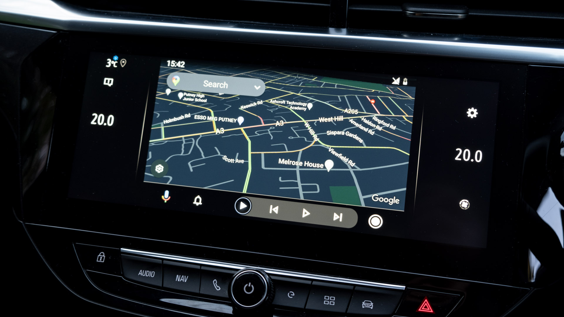 Vauxhall Corsa-e maps