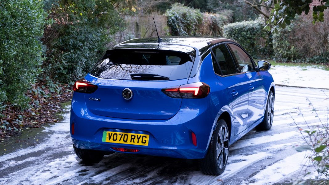 Vauxhall Corsa-e rear design