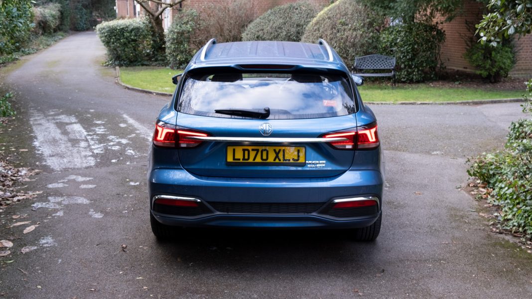 MG5 EV back