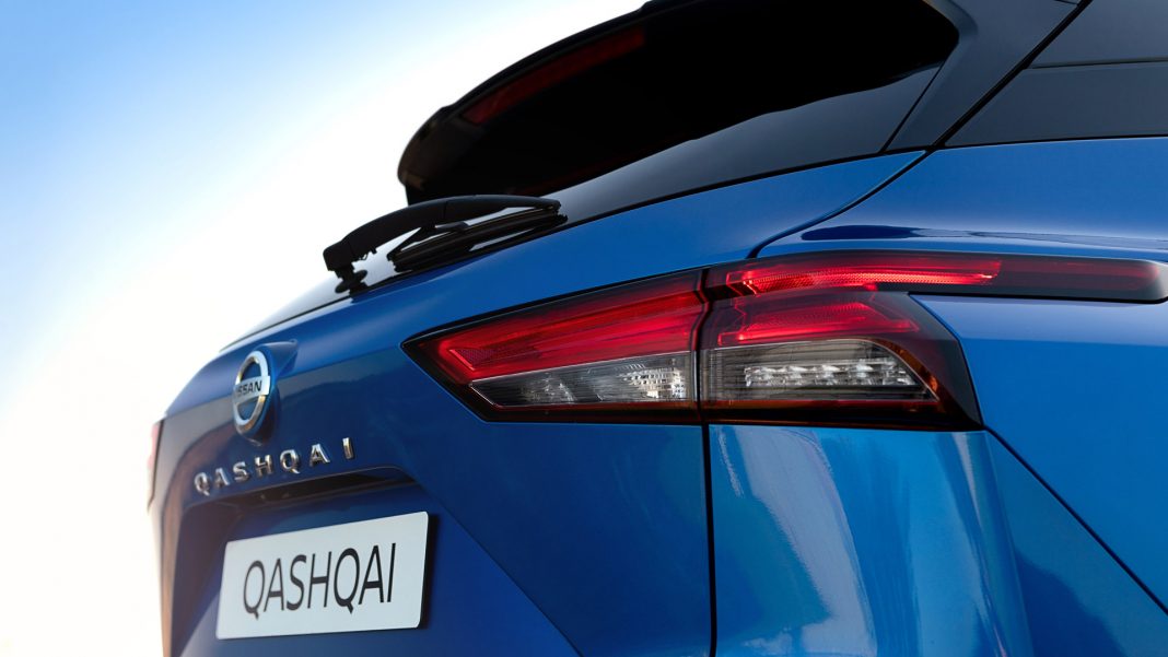 New Nissan Qashqai taillight