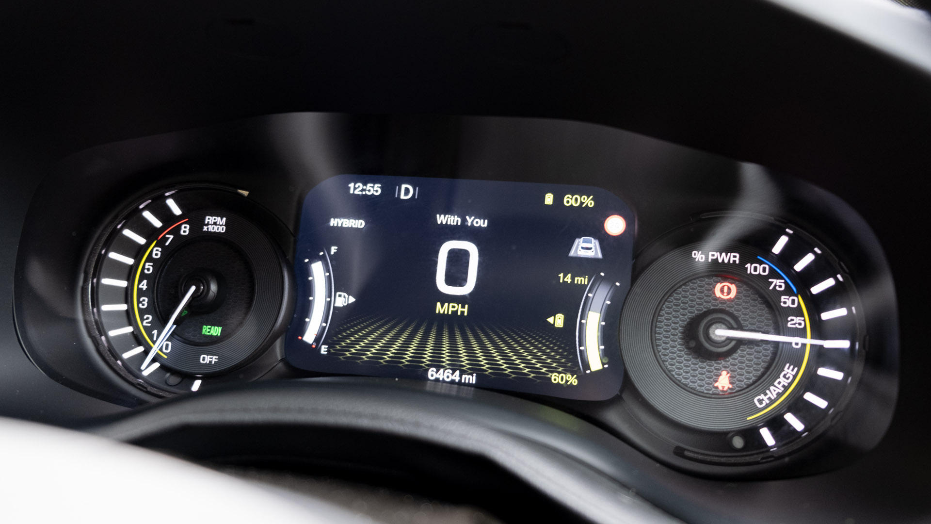Jeep Renegade 4xe instrument cluster
