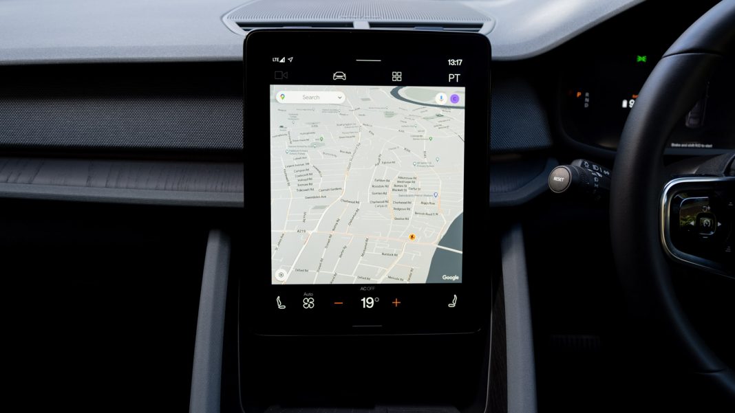 Polestar 2 Google Maps