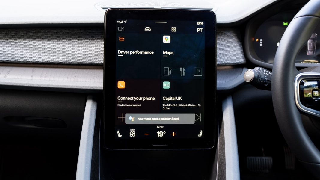 Polestar 2 infotainment