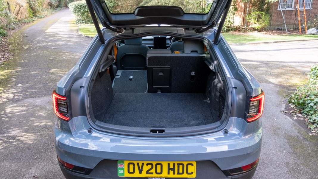 Polestar 2 one rear seat down