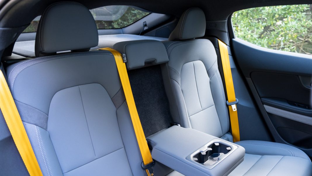 Polestar 2 rear armrest