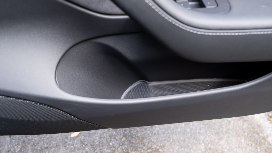 Tesla Model 3 front door compartment