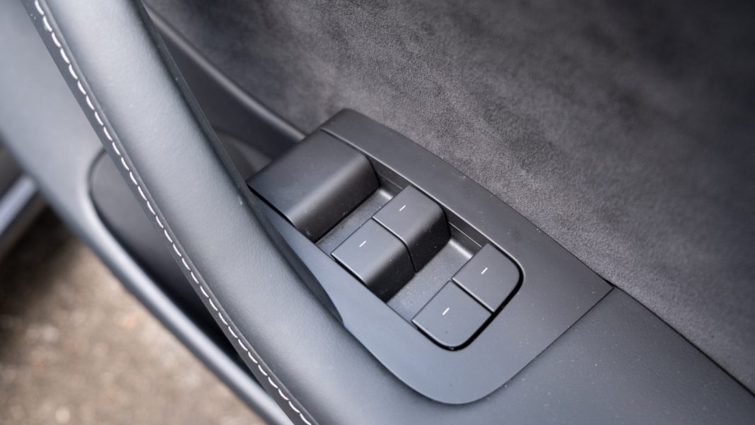 Tesla Model 3 front door operation