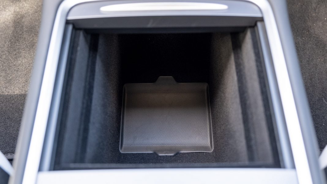 Tesla Model 3 front storage