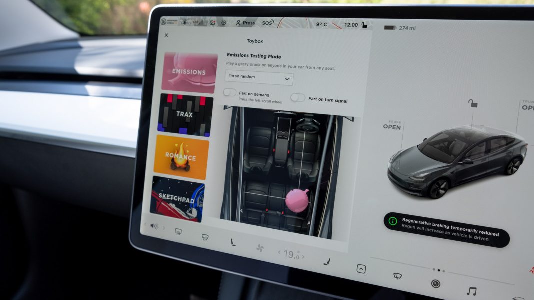 Tesla Model 3 fun stuff