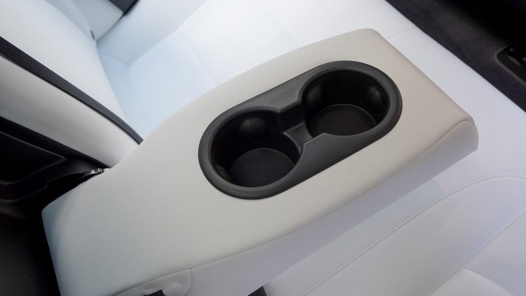 Tesla Model 3 rear cupholder