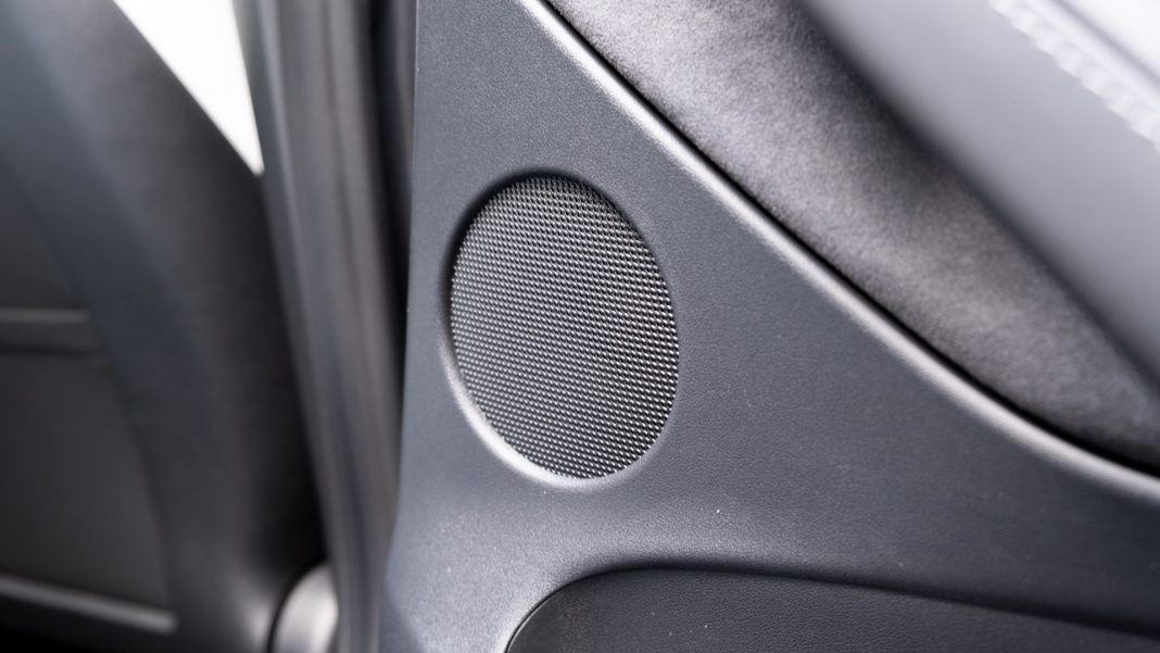 Tesla Model 3 rear speaker