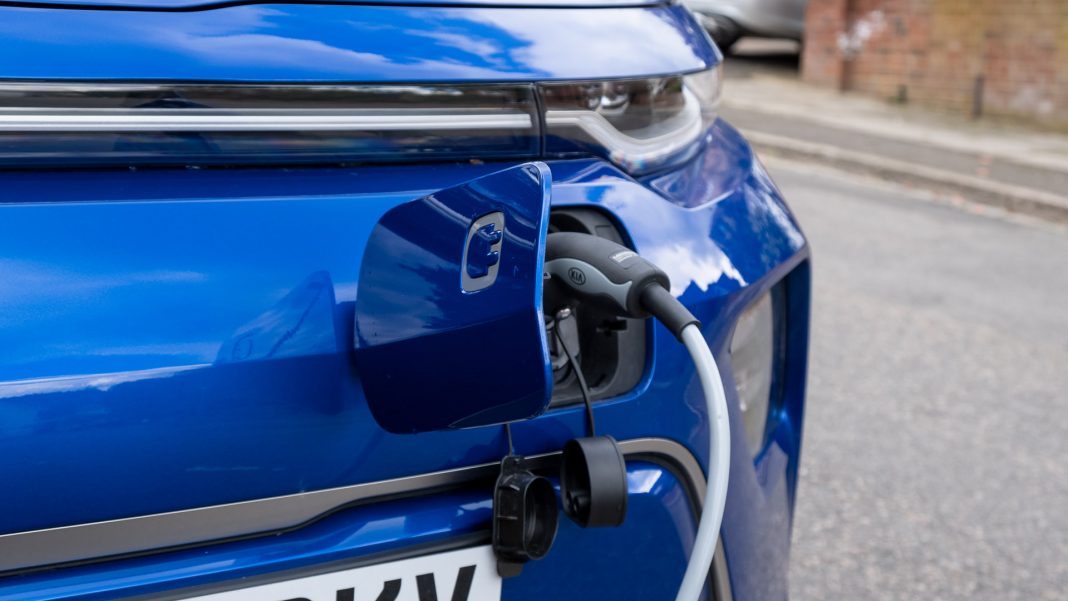 Kia Soul EV charge socket